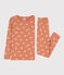 Girls' Snugfit Cotton Pyjamas SIENNA /AVALANCHE