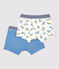 Boys' Panther Print Organic Cotton Boxer Shorts - 2-Pack variante 1