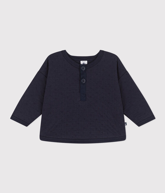 Babies' Tube Knit Sweatshirt SMOKING blue
