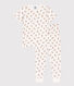 Children's unisex short-sleeved leopard print cotton pyjamas