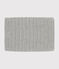 Children's fleece-lined knitted snood CHATON CHINE grey