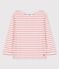 Women's Breton Cotton Top MARSHMALLOW white/PAPAYE