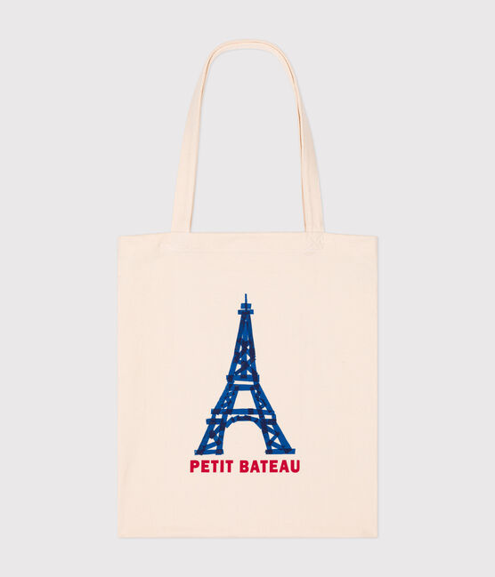 Cotton tote bag AVALANCHE Ecru