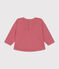 Babies' fleece sweatshirt ROSEWOOD pink