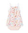 Body robe bébé fille à bretelles ECUME white/CUPCAKE pink/MULTICO