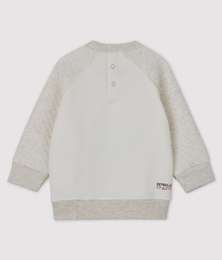 Baby Boys' Petit Bateau x Deyrolle Sweatshirt white/beige