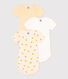 Babies' Short-sleeved Cotton Koala Pattern Bodysuits - 3-Pack