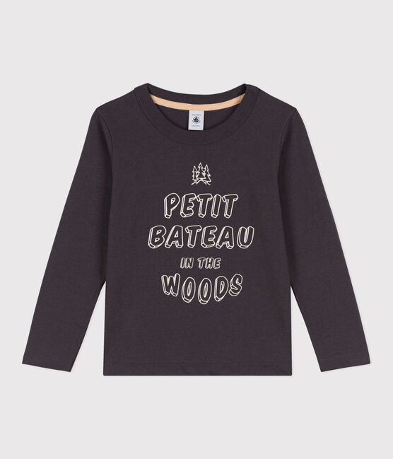 Boys' Long-Sleeved Cotton T-Shirt DUMBO grey