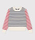 Women's' Cotton/Wool Breton Pullover