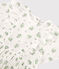 Girls' Organic Cotton Gauze Print Dress MARSHMALLOW white/MULTICO white