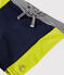 Baby Boys' Eco-Friendly Swimming Trunks SMOKING blue/JAUNE yellow