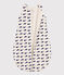 Babies' 2 TOG whale-pattern cotton sleeping bag MONTELIMAR beige/MEDIEVAL blue