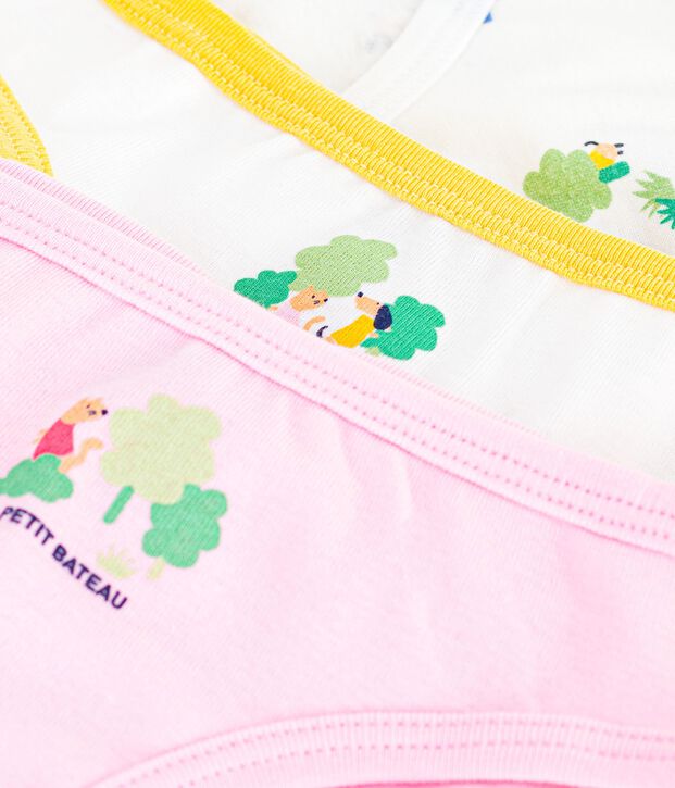 Lot de 3 culottes en coton multicolor