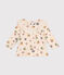 Babies' tube-knit blouse AVALANCHE white/MULTICO