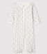 Babies' Floral Organic Cotton Jumpsuit/Sleeping Bag