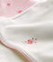 Baby girls' square bath towel and bib variante 1