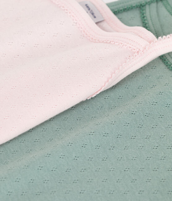 Children's cotton tank tops with fine straps - 2-pack variante 1