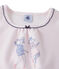 Girls' velour pyjamas Vienne pink