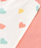 Children's long heart-print cotton shorties - 2-pack variante 1