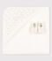 Babies' Organic Cotton Bath Cape MARSHMALLOW white/MULTICO white