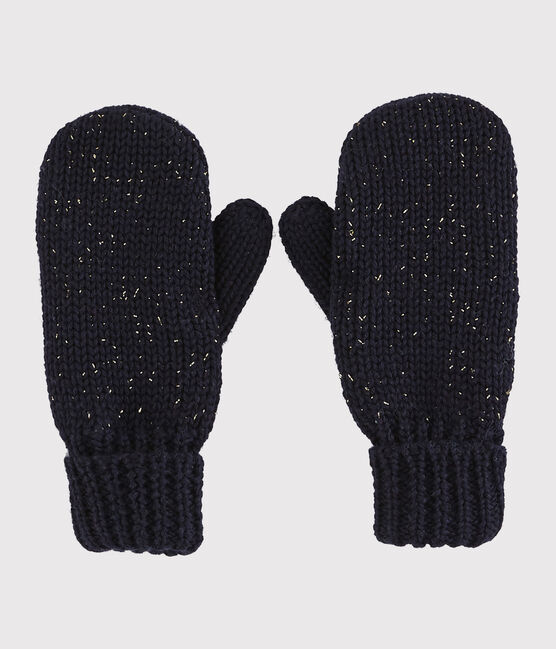 Girls' Mittens SMOKING blue/OR yellow