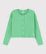 Girls' Cotton Knit Cardigan