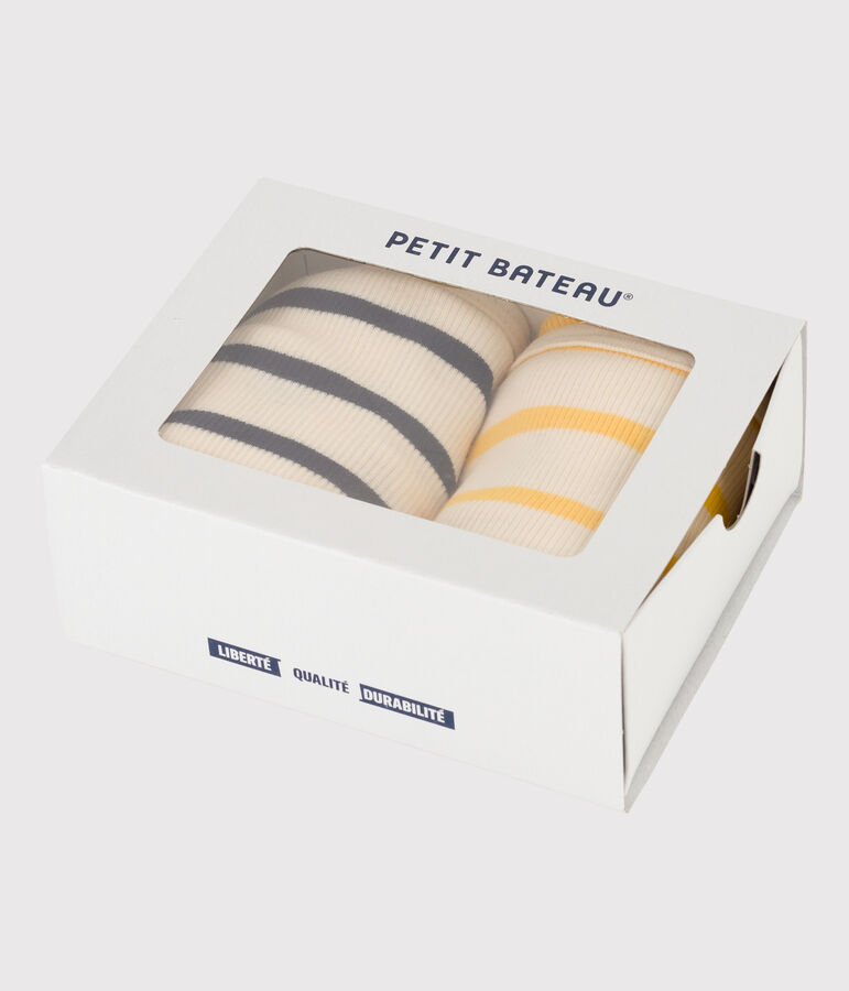 Women's High-Waisted Cotton Briefs - 2-Pack multicolor