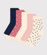 Children's spotty cotton socks - 5-pack