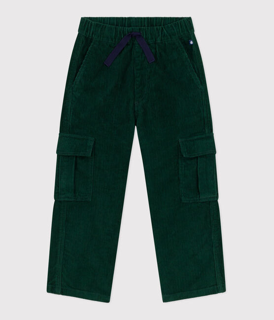 Children's plain corduroy cargo pants WILLOW