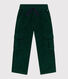 Children's plain corduroy cargo pants