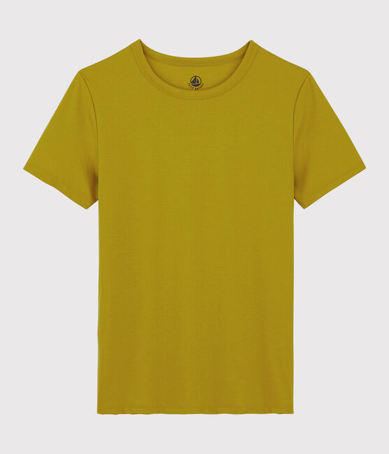 Women's Sea Island cotton T-shirt BAMBOO green
