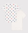 Children's short-sleeved heart pattern cotton T-shirts - 2-pack variante 1