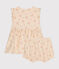 Babies' Lightweight Jersey Dress and Bloomers AVALANCHE white/MULTICO