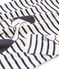 Women's Sailor T-Shirt COQUILLE beige/SMOKING blue