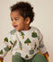 Babies' fleece sweatshirt MONTELIMAR beige/MULTICO white