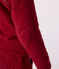 Children's plain cotton cardigan AMARANTE