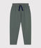 Boys' quilted tube knit trousers THUYA green