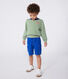 Children's stripy cotton jumper