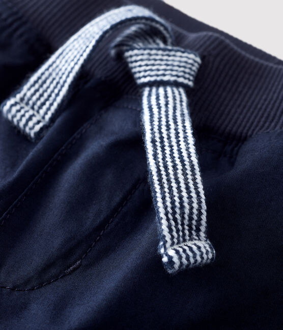 Boys' Cotton Serge Bermuda Shorts SMOKING blue