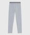Children's legging-style plain cotton trousers FUMEE CHINE grey