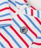 Babies' Striped Thick Jersey Hoodie MARSHMALLOW white/MULTICO white