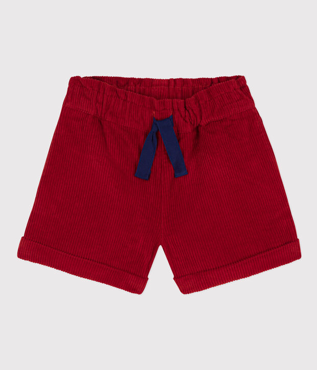 Girls' Corduroy Shorts red
