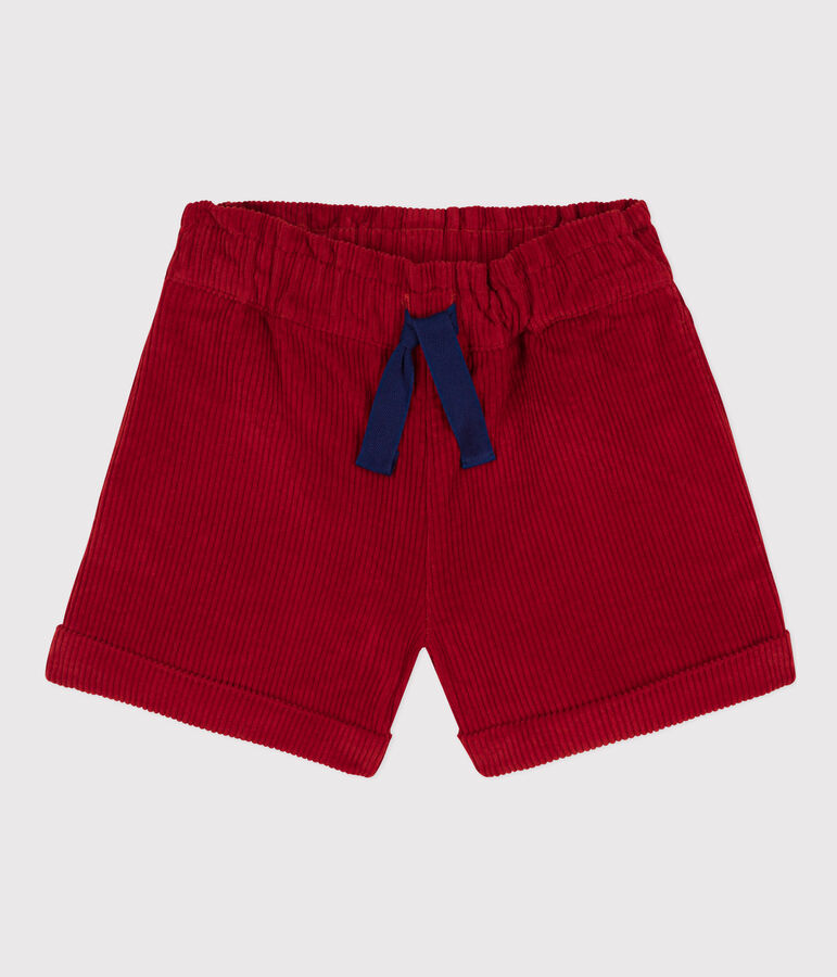 Girls' Corduroy Shorts red
