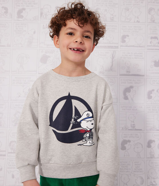 Children's Unisex Fleece Sweatshirt BELUGA CHINE grey