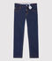 Boys' Slim-Fit Denim Trousers DENIM BLEU FONCE blue