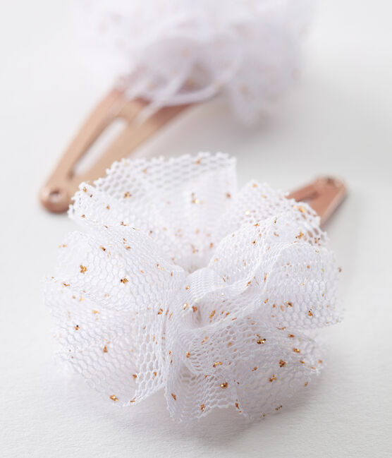 Baby girls' hair slide MARSHMALLOW white/MULTICO white