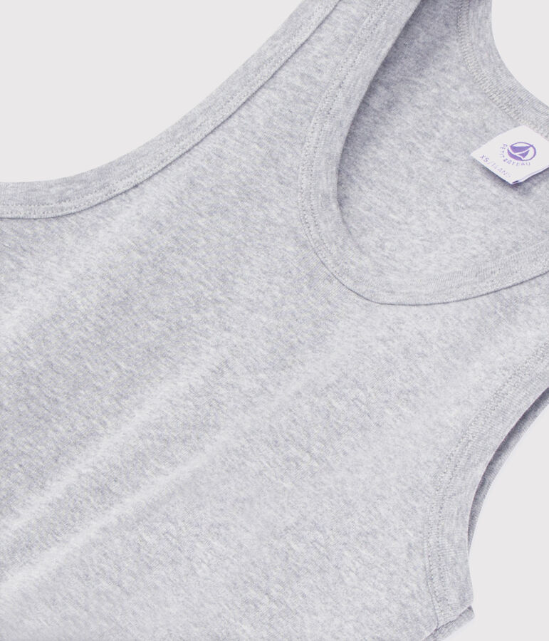 Women's Iconic Cotton Vest Top grey
