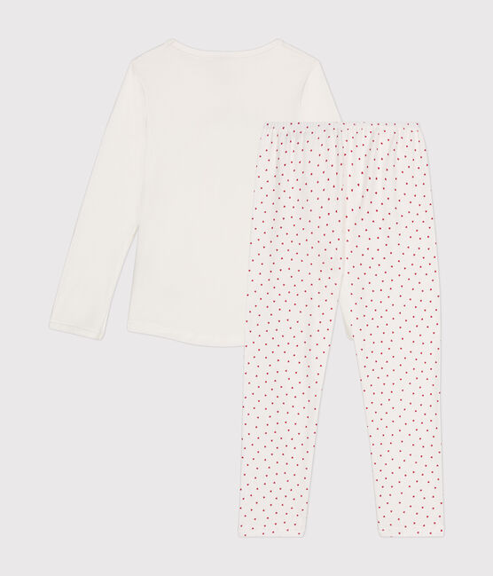 Children's Cotton Pyjamas MARSHMALLOW white/MULTICO white