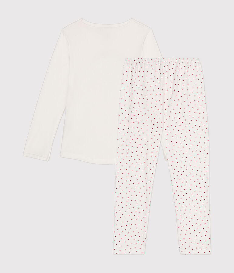 Children's Cotton Pyjamas white/multicolor