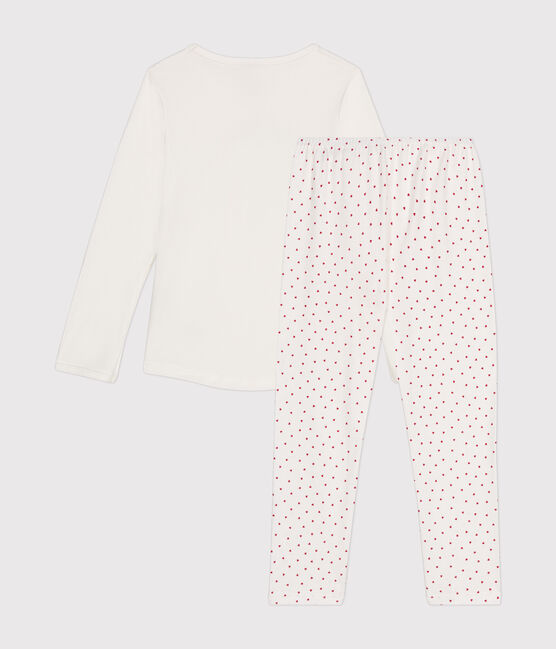 Children's Cotton Pyjamas MARSHMALLOW white/MULTICO white